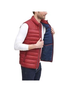 Mens Lightweight Puffer Vest Packable Quilted Jacket Spring Fall Outerwear